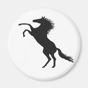 Rearing horse magnet