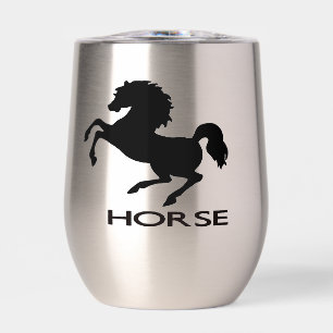 Rearing horse silhouette