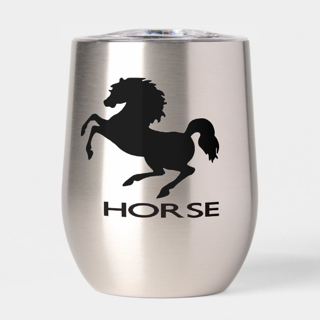 Rearing horse silhouette (Front)