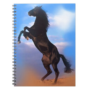 Rearing Horse Spiral Notebook