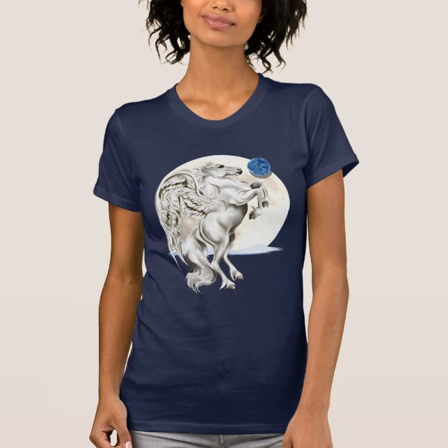 Rearing Pegasus Stallion T-Shirt (Front)