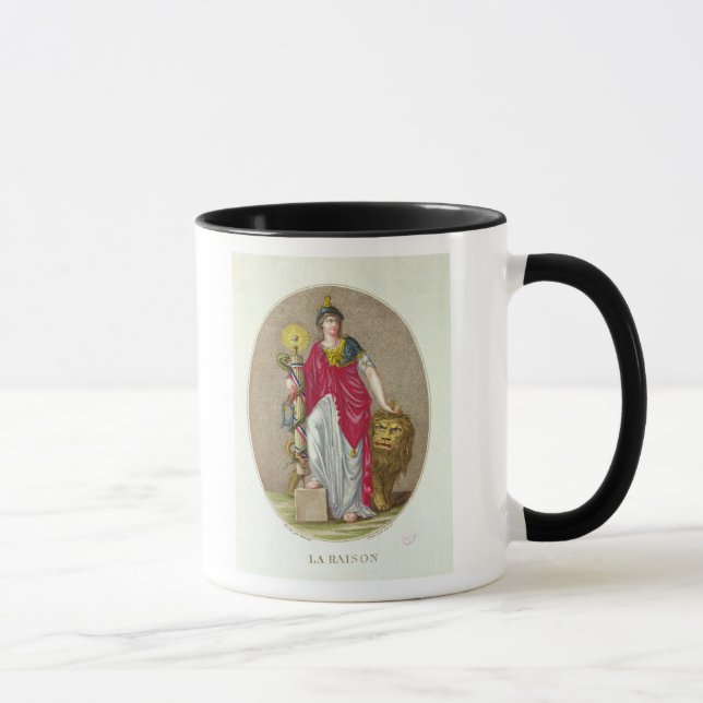 Reason, engraved by Carre, 1793 Mug (Right)