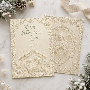 Reason for the Season Nativity Christmas Card