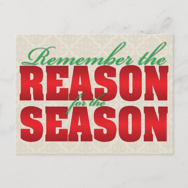 Reason for the Season Winter Solstice postcard (Front)