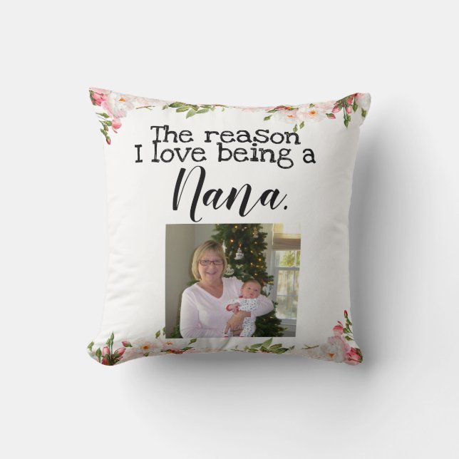 reason i love being a nana personalised cushion (Front)