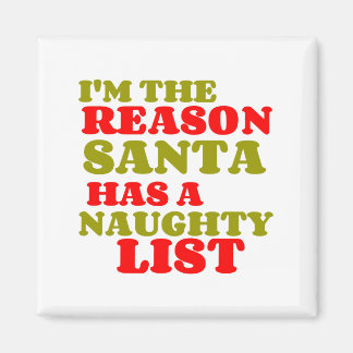 REASON SANTA NAUGHTY LIST MAGNET
