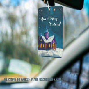 Reason To Worship Car Air Freshener
