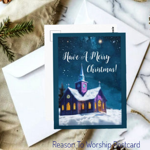 Reason To Worship Postcard