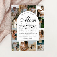 Reasons We Love You Mom Photo Collage Mother's Day