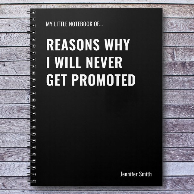 Reasons Why I Will Never Funny Quote Notebook (Creator Uploaded)