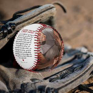 Reasons You're A Great Catch 2 Photo Baseball