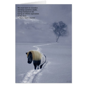 "Reawakening" Thoreau card