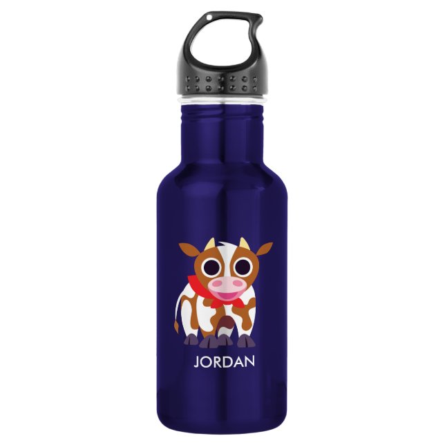 Reba the Cow 532 Ml Water Bottle (Front)