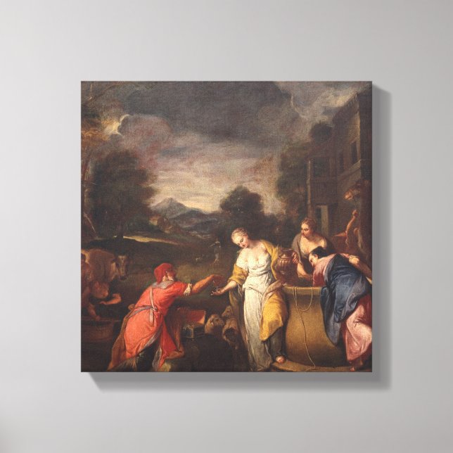 Rebecca at the Well Canvas Print (Front)