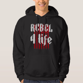 Rebel 4 Life Country Rap Hip Hop Style Hoodie