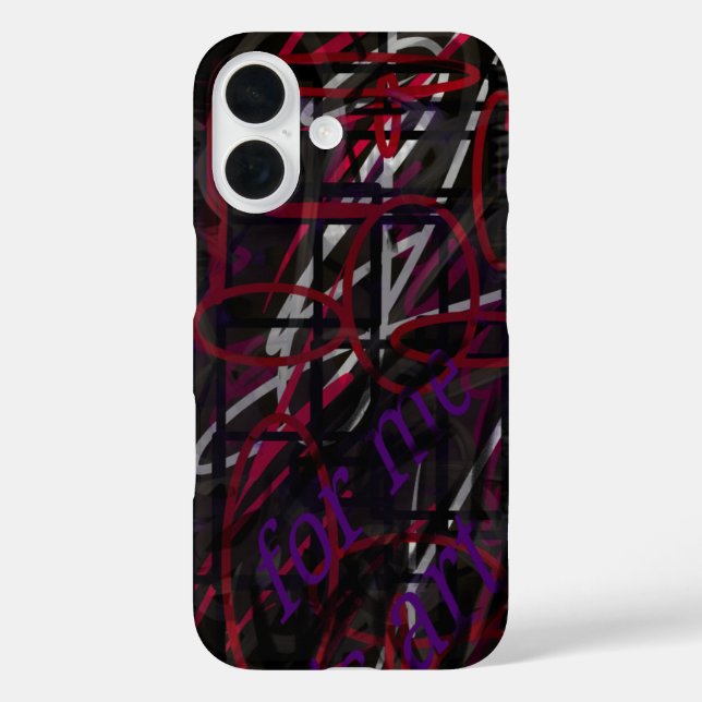 Rebel Artist - Text & Graffiti AbstractDesign Case-Mate iPhone Case (Back)