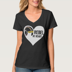 Rebel at Heart Women's Hanes Nano V-Neck T-Shirt
