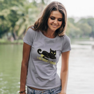 Rebel Cat Animal Coffe Cup T-Shirt