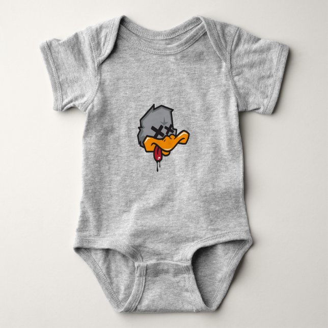 Rebel Duck  Baby Bodysuit (Front)