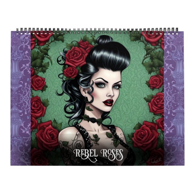 Rebel Roses by Ivy and Bat Art Calendar (Cover)