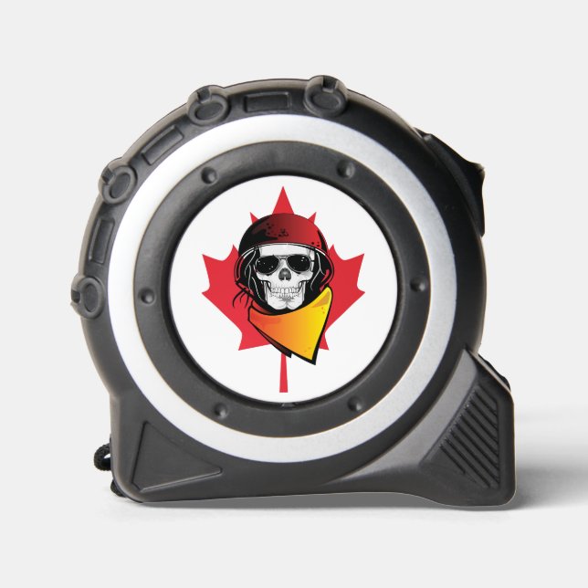 REBEL SKULL CANADIAN MAPLE LEAF ZOMBIE 1 (Front)