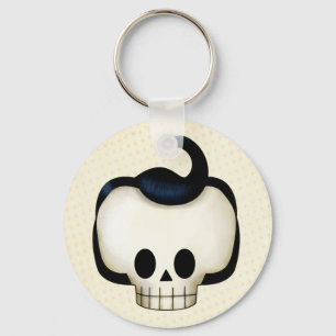 Rebel Skull Key Ring