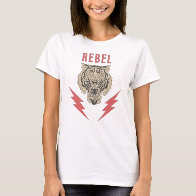 Rebel Tiger T-Shirt (Front)