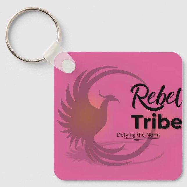 Rebel Tribe Phoenix Keychain (Front)