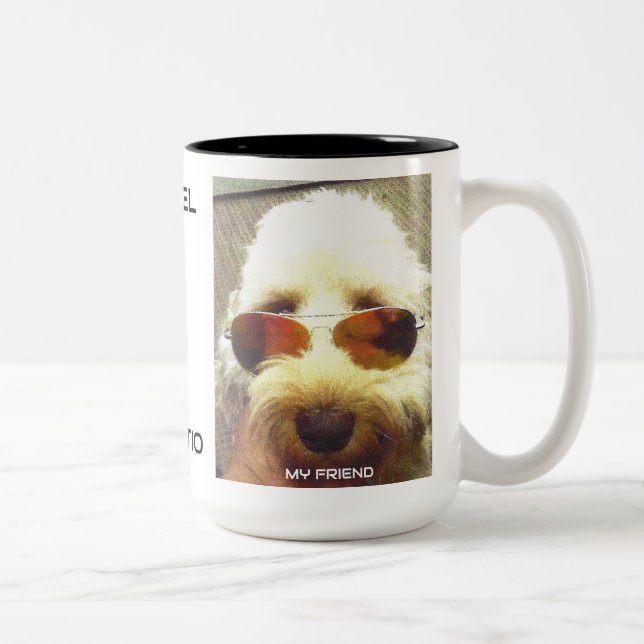 REBEL  Two-Tone Mug, 15 oz Coffee Mug (Right)