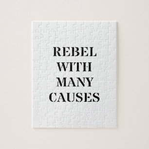 Rebel With Many Causes Jigsaw Puzzle