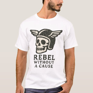 Rebel Without A Cause Skull T-Shirt