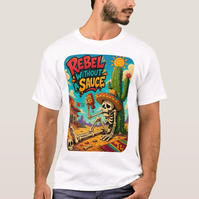 Rebel without a sauce T-Shirt (Front)