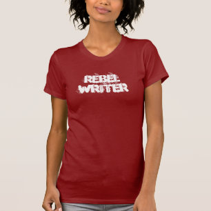 rebel writer women's petite t-shirt
