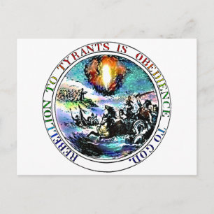 Rebellion To Tyrants is Obedience to God Postcards