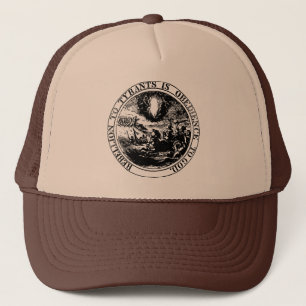 Rebellion to Tyrants Posterised black / white Trucker Hat