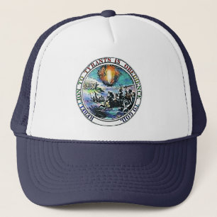 Rebellion to Tyrants USA Great Seal Trucker Hat