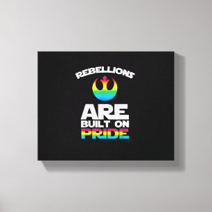 _Rebellions Are Built On Pride_ Gay Pride T-Shirt Canvas Print