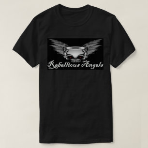 REBELLIOUS ANGELS MC LOGO T SHIRT