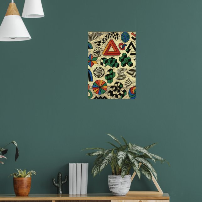 Rebellious Geometries Poster (Living Room 1)