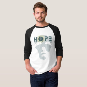 Rebellious Hope   Men 3/4 Sleeve Raglan T-Shirt