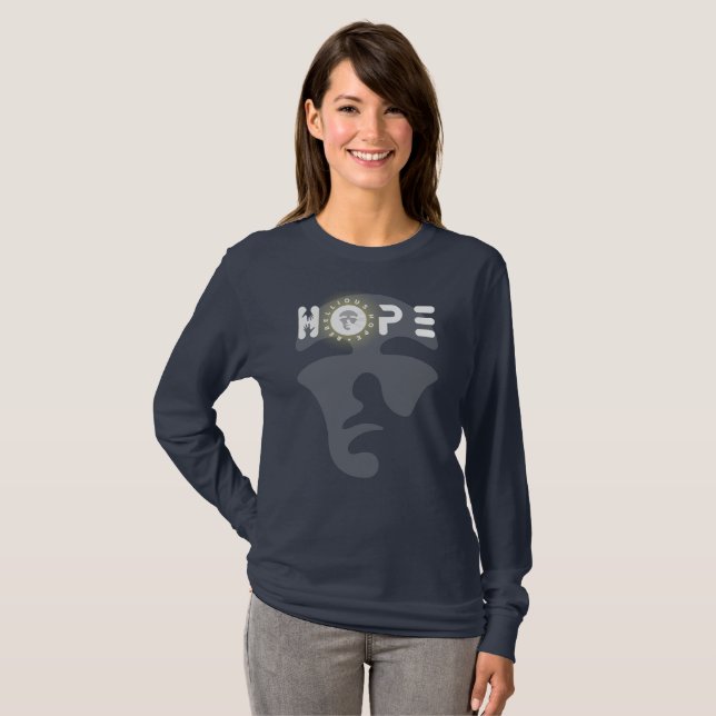 Rebellious Hope | Women Long Sleeve T-Shirt (Front Full)