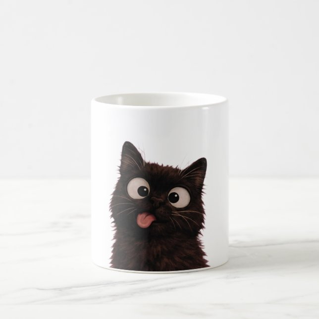 Rebellious kitty. coffee mug (Center)