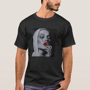 rebellious nun with lipstick, rebellious nun T-Shirt