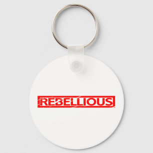 Rebellious Stamp Key Ring