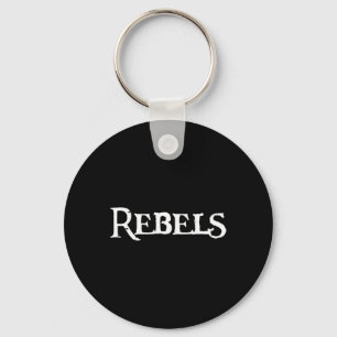 Rebels Football Baseball Basketball Softball Socce Key Ring