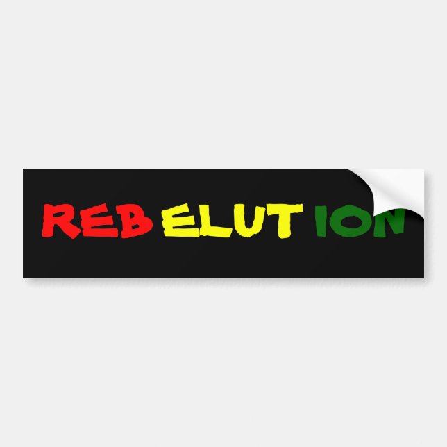 REBELUTION BUMPER STICKER (Front)