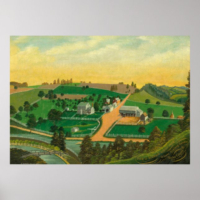 Reber's Farm - Charles Hofmann Fine Art Poster (Front)