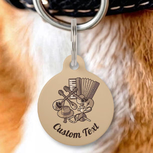 Rebetiko Icons Pet ID Tag