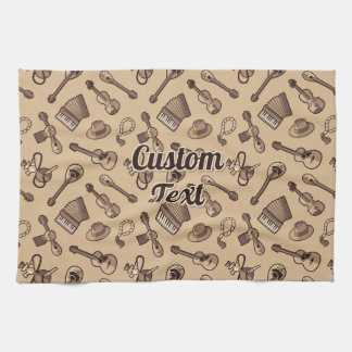 Rebetiko Pattern Kitchen Towel