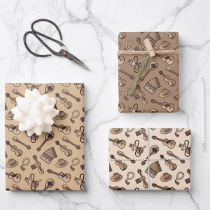 Rebetiko Pattern Wrapping Paper Sheets
